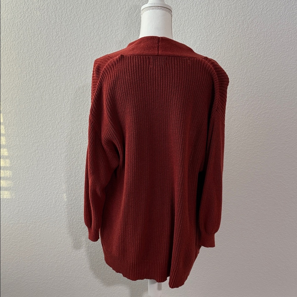 Universal Thread Women's Deep Red Cardigan - Picture 3 of 3